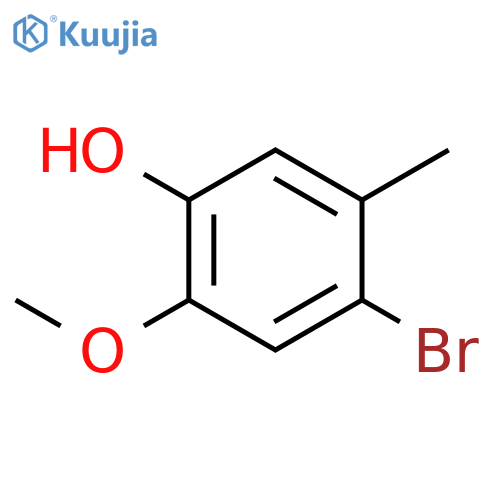 4-bromo-2-methoxy-5-methylPhenol structure