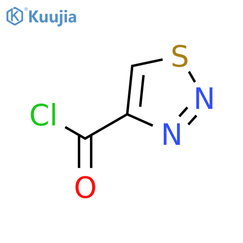 1,2,3-thiadiazole-4-carbonyl chloride structure