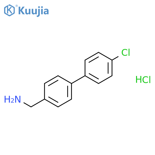 4-(4-Chlorophenyl)phenylmethylamine Hydrochloride structure