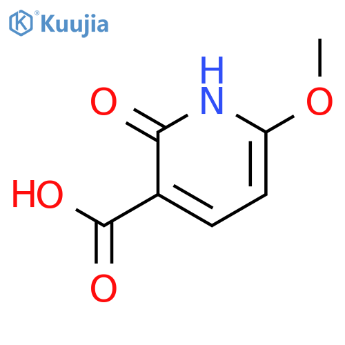 6-methoxy-2-oxo-1H-pyridine-3-carboxylic acid structure