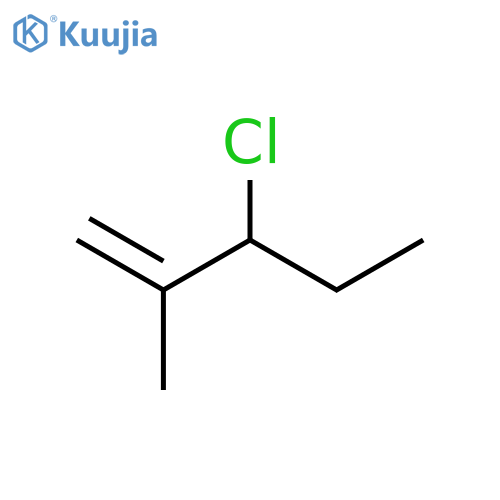 1-Pentene, 3-chloro-2-methyl- structure