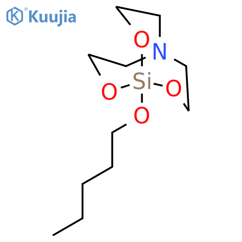 2,8,9-Trioxa-5-aza-1-silabicyclo[3.3.3]undecane, 1-(pentyloxy)- structure