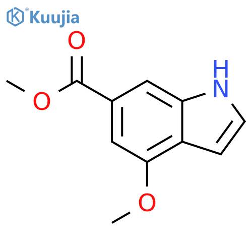 Methyl 4-methoxy-1H-indole-6-carboxylate structure