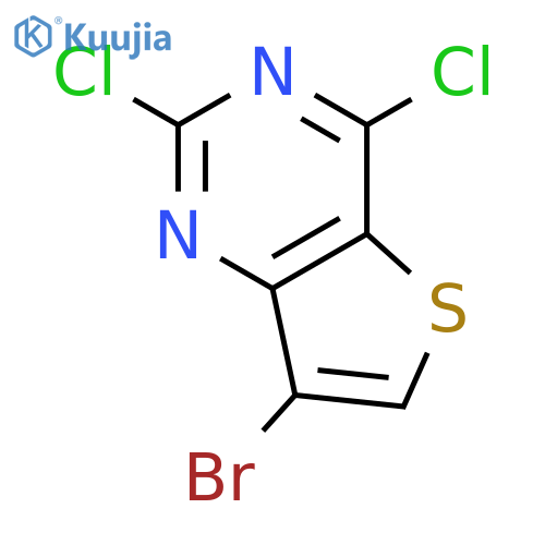 7-Bromo-2,4-dichlorothieno[3,2-d]pyrimidine structure