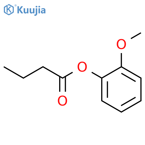 Butanoic acid,2-methoxyphenyl ester structure