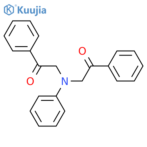 2-(2-oxo-2-phenylethyl)(phenyl)amino-1-phenylethan-1-one structure