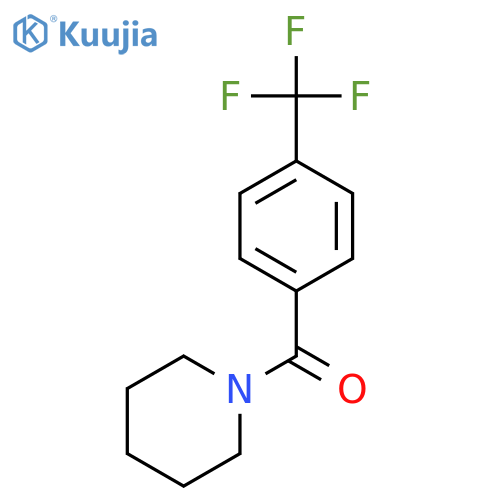 Piperidine, 1-[4-(trifluoromethyl)benzoyl]- structure