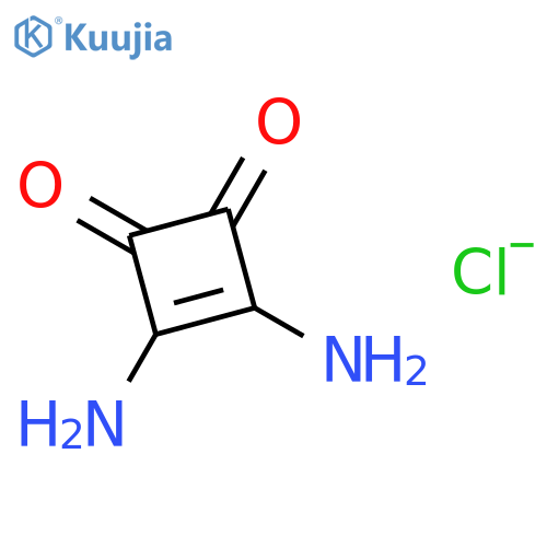 3-CYCLOBUTENE-1,2-DIONE, 3,4-DIAMINO-, CHLORIDE structure