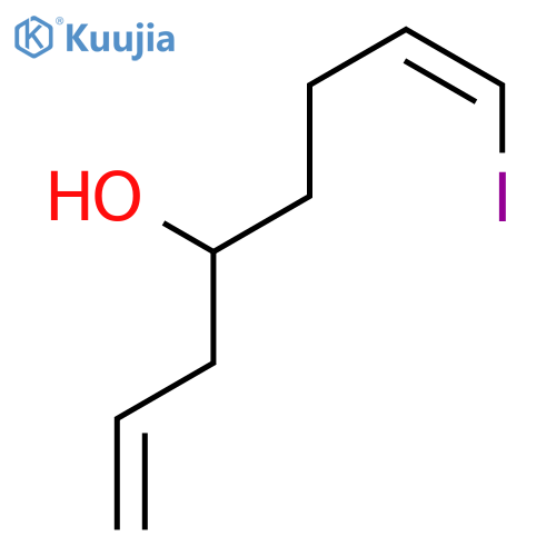 1,7-OCTADIEN-4-OL, 8-IODO-, (7Z)- structure