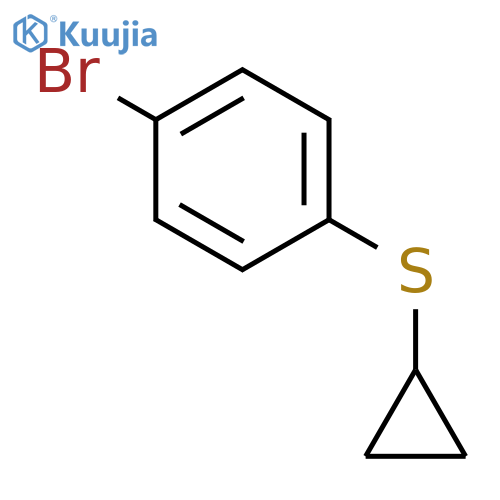 1-BroMo-4-cyclopropylthiobenzene structure