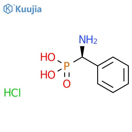 PHOSPHONIC ACID, [(R)-AMINOPHENYLMETHYL]-, HYDROCHLORIDE structure