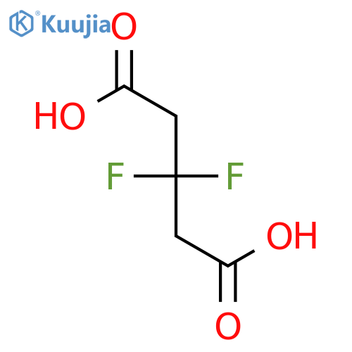 3,3-Difluoropentanedioic Acid structure