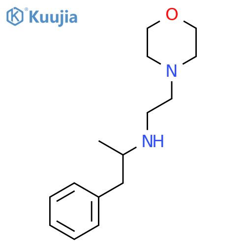 2-(morpholin-4-yl)ethyl(1-phenylpropan-2-yl)amine structure