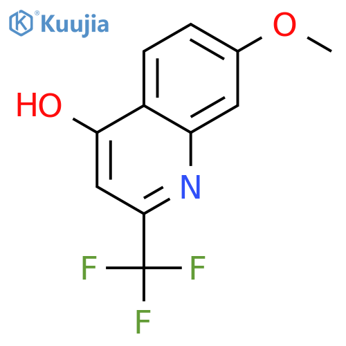 7-Methoxy-2-(trifluoromethyl)quinolin-4-OL structure