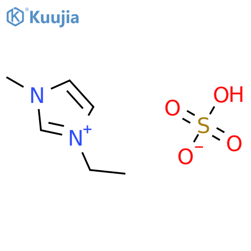1-Ethyl-3-methylimidazolium hydrogen sulfate structure