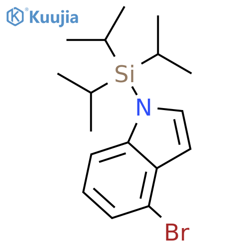 4-Bromo-1-(triisopropylsilyl)-1H-indole structure