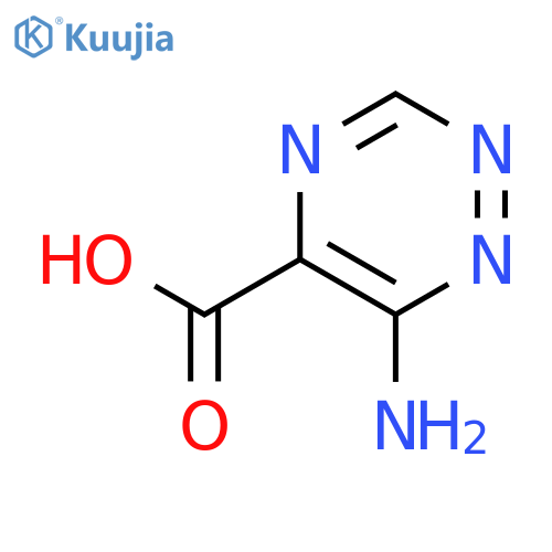 6-Amino-1,2,4-triazine-5-carboxylic acid structure