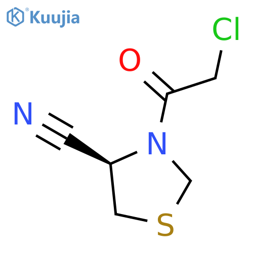 (R)-3-(2-CHLOROACETYL)THIAZOLIDINE-4-CARBONITRILE structure