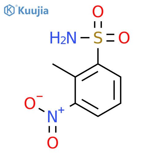 2-methyl-3-nitrobenzene-1-sulfonamide structure
