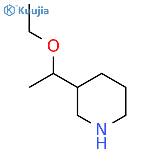 3-(1-ethoxyethyl)piperidine structure