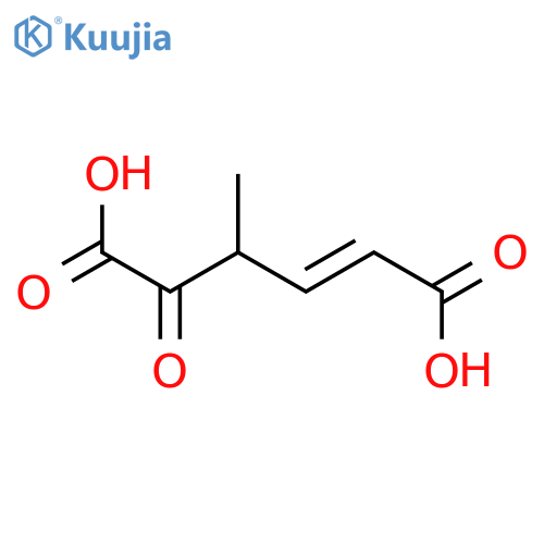 4-Methyl-5-oxohex-2-enedioic acid structure