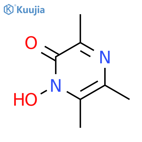 2(1H)-Pyrazinone, 1-hydroxy-3,5,6-trimethyl- structure