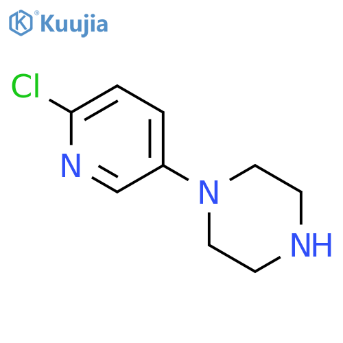 1-(6-chloropyridin-3-yl)piperazine structure