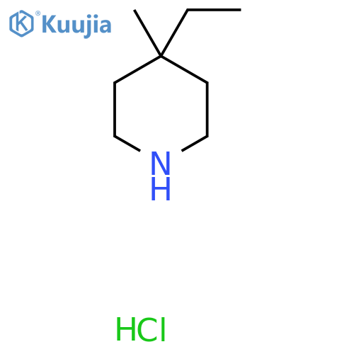 4-Ethyl-4-methylpiperidine hydrochloride structure