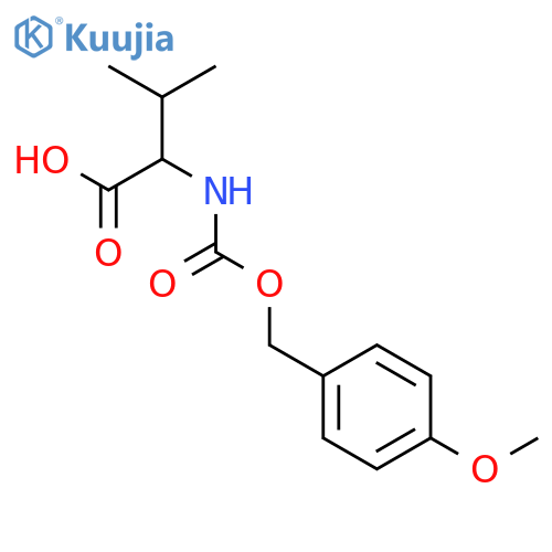L-Valine, N-[[(4-methoxyphenyl)methoxy]carbonyl]- structure