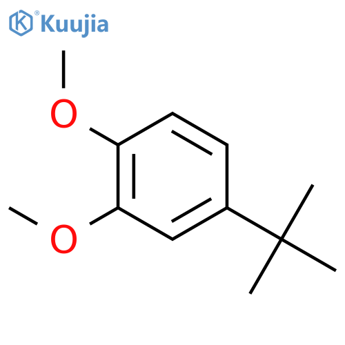 4-TERT-BUTYL-1,2-DIMETHOXYBENZENE structure
