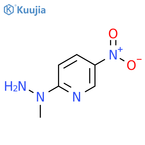 2-(1-Methylhydrazino)-5-nitropyridine structure