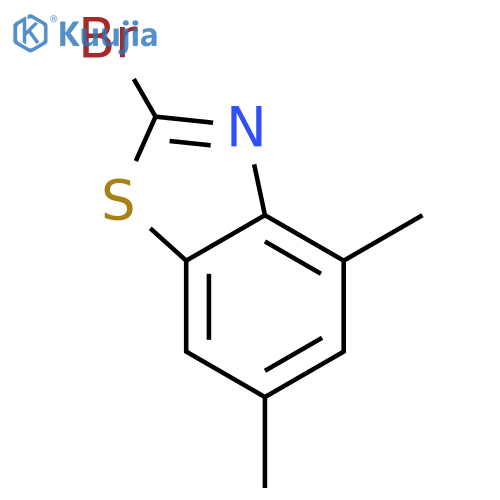2-Bromo-4,6-dimethylbenzothiazole, 97% structure