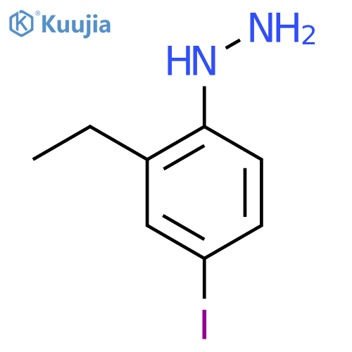 2-Ethyl-4-iodophenylhydrazine structure