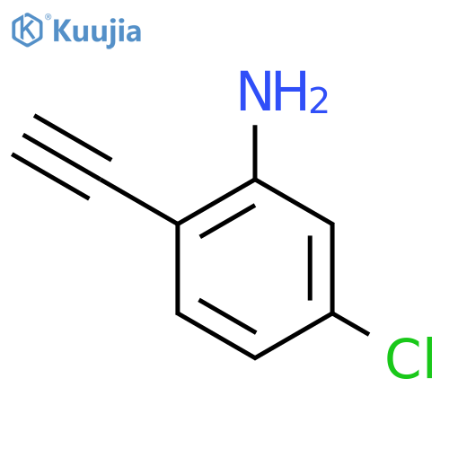 Benzenamine, 5-chloro-2-ethynyl- structure