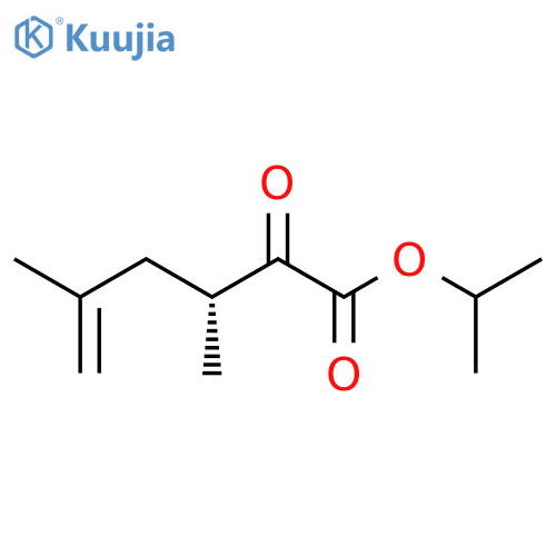 5-Hexenoic acid, 3,5-dimethyl-2-oxo-, 1-methylethyl ester, (3R)- structure