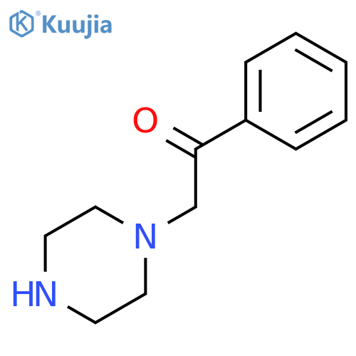 1-phenyl-2-(piperazin-1-yl)ethan-1-one structure