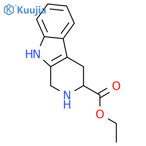 ethyl 1H,2H,3H,4H,9H-pyrido3,4-bindole-3-carboxylate structure