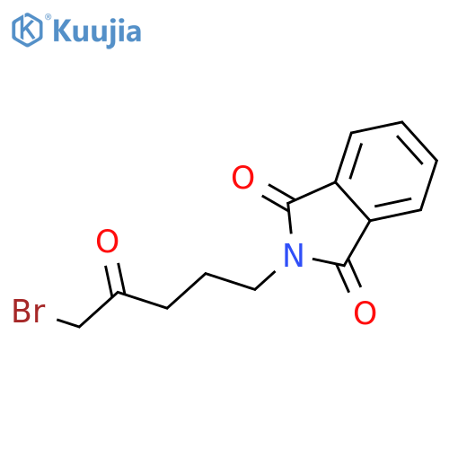 2-(5-Bromo-4-oxopentyl)-1H-isoindole-1,3(2H)-dione structure