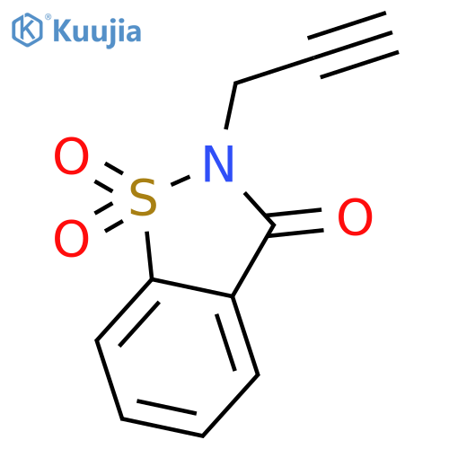 2-(prop-2-yn-1-yl)-2,3-dihydro-1lambda6,2-benzothiazole-1,1,3-trione structure