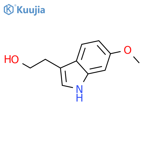 1H-Indole-3-ethanol,6-methoxy- structure
