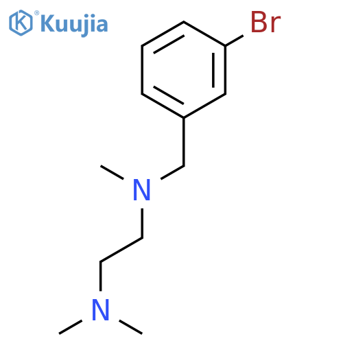 1,2-ETHANEDIAMINE, N-[(3-BROMOPHENYL)METHYL]-N,N',N'-TRIMETHYL- structure