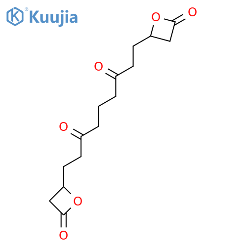 3,7-Nonanedione, 1,9-bis(4-oxo-2-oxetanyl)- structure