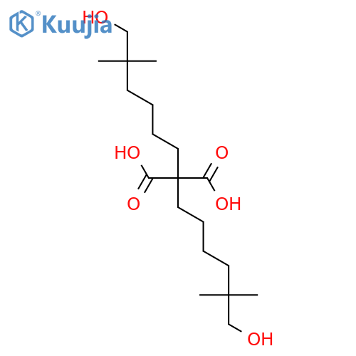 PROPANEDIOIC ACID, BIS(6-HYDROXY-5,5-DIMETHYLHEXYL)- structure