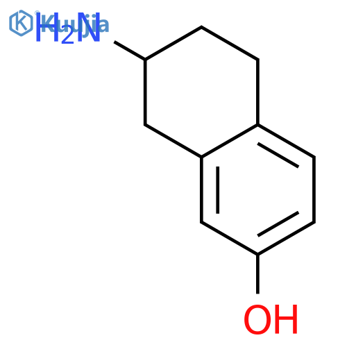7-amino-5,6,7,8-tetrahydro-naphthalen-2-ol structure