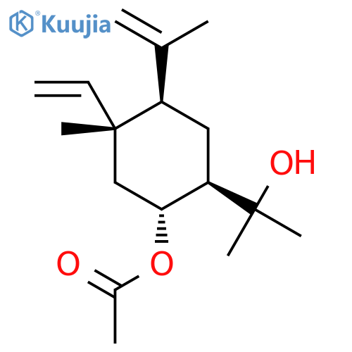 (+)-8alpha-acetoxyelemol structure