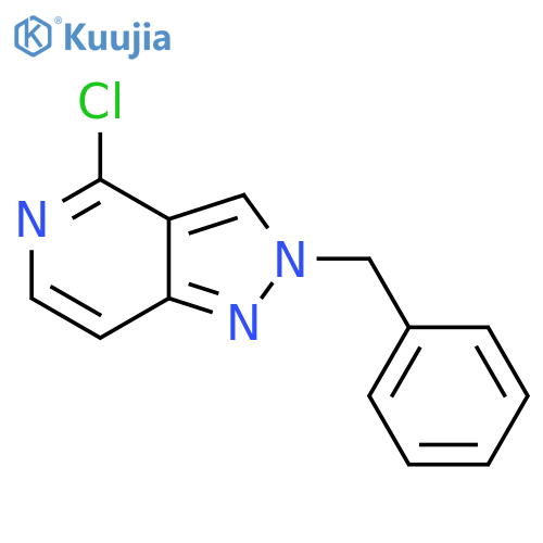 2-Benzyl-4-Chloro-2H-pyrazolo[4,3-c]pyridine structure