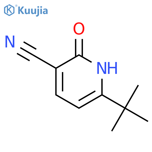 6-tert-Butyl-2-oxo-1,2-dihydropyridine-3-carbonitrile structure