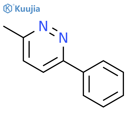 PYRIDAZINE, 3-METHYL-6-PHENYL- structure