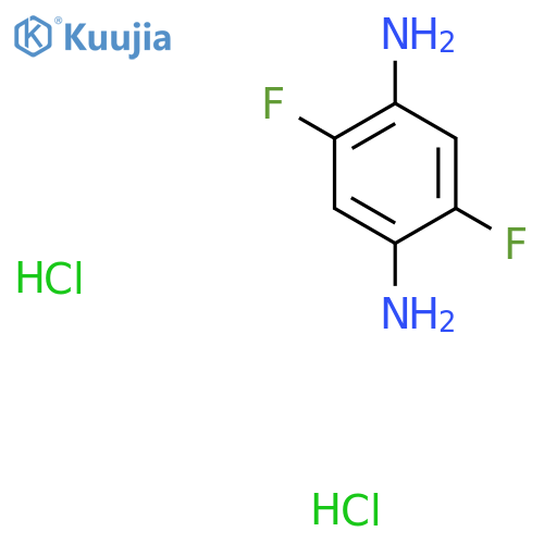 2,5-Difluorobenzene-1,4-diamine dihydrochloride structure