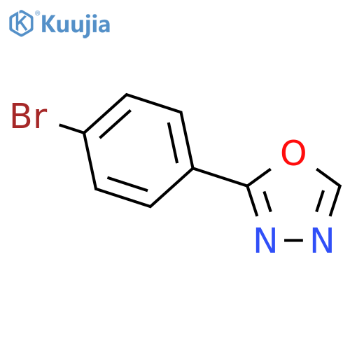 2-(4-Bromophenyl)-1,3,4-oxadiazole structure